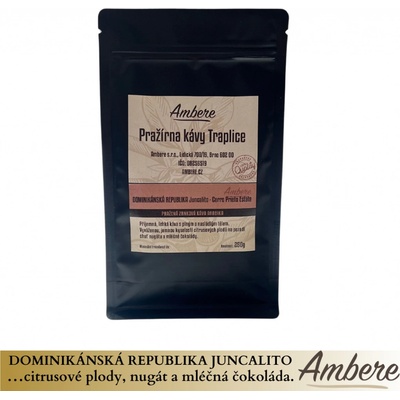 AMBERE Káva DOMINIKÁNSKÁ REPUBLIKA JUNCALITO Mletá espresso 250 g