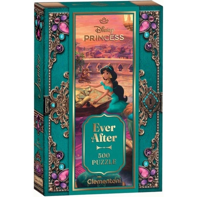 CLEMENTONI Kniha Disney Princezna Jasmína 500 dílků