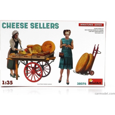 Miniart Figures Cheese Sellers 1:35