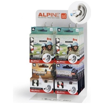 ALPINE MotoSafe Hearing protection obchodní balení špuntů do uší 16 ks