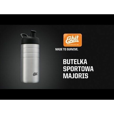 Esbit Majoris Sports Drinking Bottle 600 ml steel