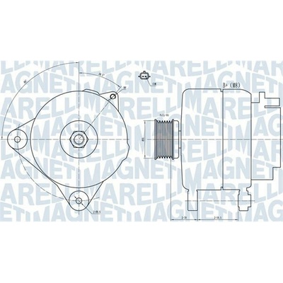 generátor MAGNETI MARELLI 063731887010