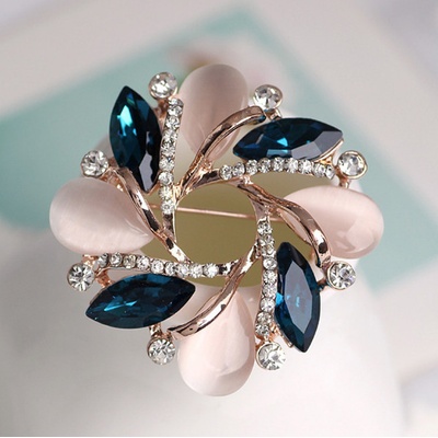 Miranda brošňa Blue Flower FJ00104