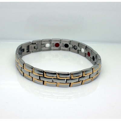 Steel Edge Pánský magnetický náramek z chirurgické oceli 708SG