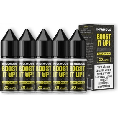 Infamous Booster DL PG30/VG70 5x10ml 20 mg