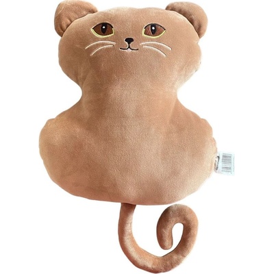 Svitap Vankúš mikrospandex Mačka hnedá 35cm