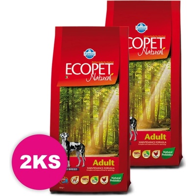Ecopet Natural Dog Adult Maxi 2 x 14 kg