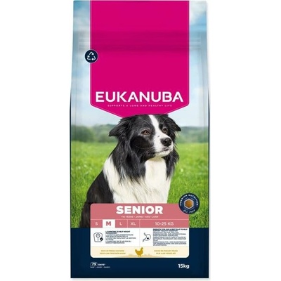 Eukanuba Senior Medium rich in fresh chicken 15 kg