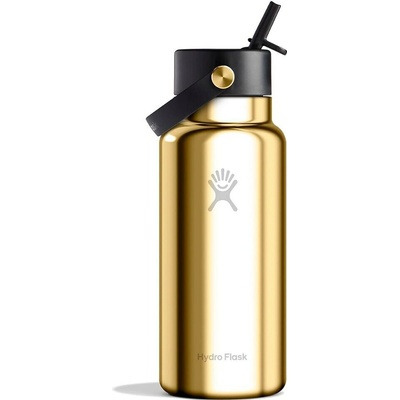 Hydro Flask 32 oz Wide Flex Straw Bottle 946 ml gold