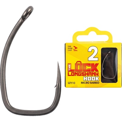 One More Cast Háčky Lock Hook Longshank Barbed vel. 6 10 ks