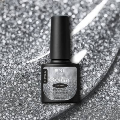 ENII NAILS Gel lak Ceramic 293 Foily Silver 10 ml