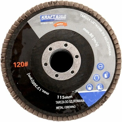Kraft&Dele KD962 lamelový brusný kotouč 115mm P80