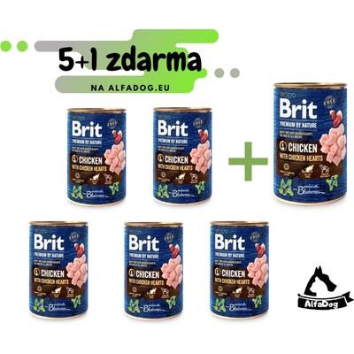 Brit Premium by Nature Chicken with Hearts 400 g