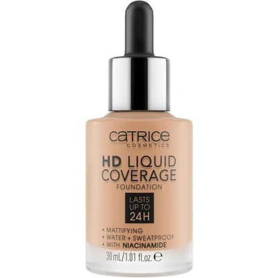 Catrice HD Liquid Coverage Foundation Tekutý make-up 040 Warm Beige 30 ml
