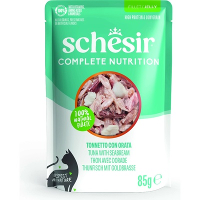 Schesir Cat Adult tuňák a pražma 85 g