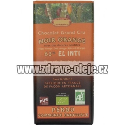 Salute Livi Hořká s pomerančem Bio 63% 100 g