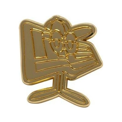 New Era odznak cap flag gold