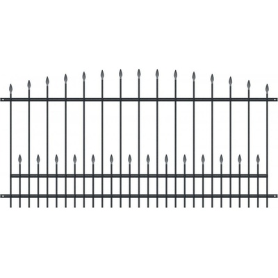 Kovové plotové pole PLP31 š. 2500 x v. 1000 mm