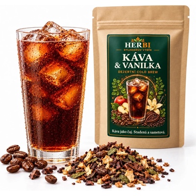 Herbi Ľadový čaj s kávou a vanilkou 100 g