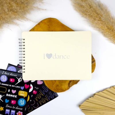 Drasca Art EOOD Fotoalbum pro tanečnici I love Dance | Originální dárek pro tanečnici,taneční skupiny