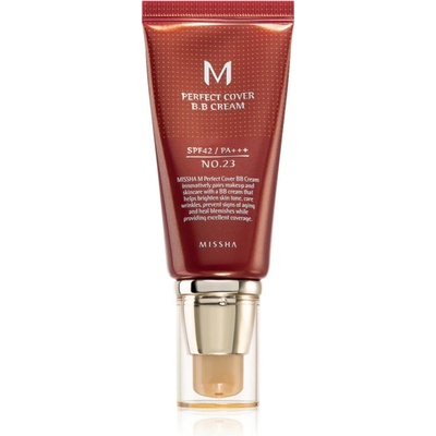 Missha Perfect Cover BB Cream SPF42 PA+++ – k-beauty tónovací BB krém s UV ochranou No. 31 Golden Beige 50 ml – Hledejceny.cz