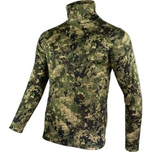 Tričko Jack Pyke Rollneck s dlouhým rukávem digicam maskování