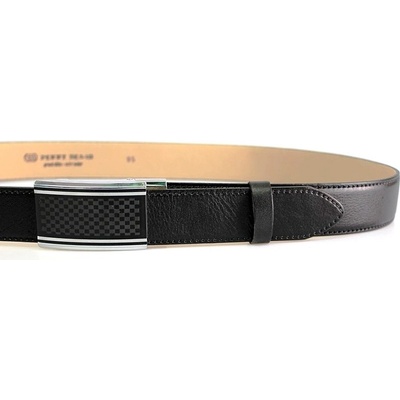 Penny Belts pánský kožený opasek 35-020-A8 černý