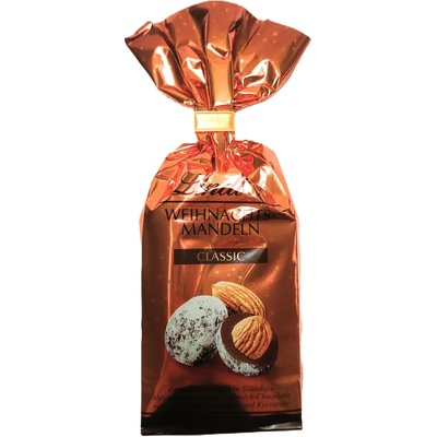 LINDT WEIHNACHTS MANDEL CLASSIC mandle v mléčné čokoládě 100 g