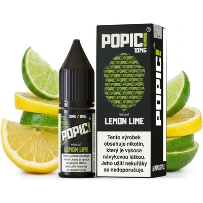 Popič! Salt Lemon Lime 10 ml 10 mg
