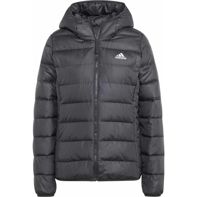 adidas Essentials Light Down Hooded Jacket černá
