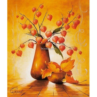 Květy ve váze 1 deska 50x60
