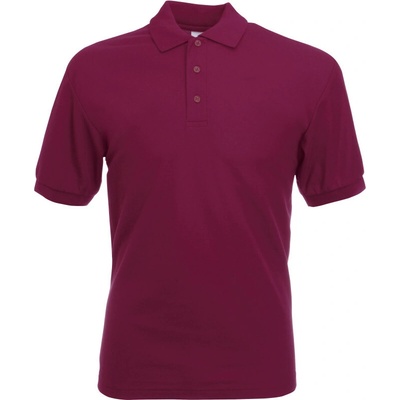 Fruit of the Loom Polokošile 65/35 Pique Polo krátký rukáv burgundy