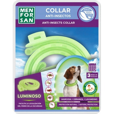 Menforsan antiparazitní luminiscenční obojek pro psy 57 cm