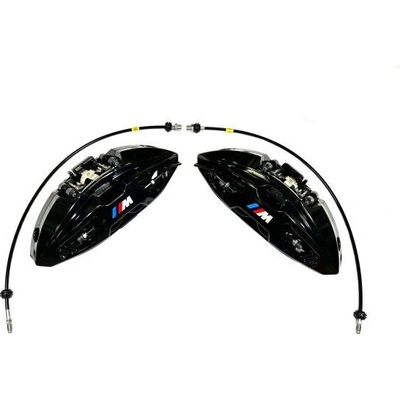 Přední 4-pístové brzdové třmeny Brembo BMW X1 E84 / X3 E83/F23 / X4 F26 / X5 E53/E70/F15/F85 / X6 E71/E72/F16/F86 pro kotouče 395x36mm (černé 34106897365 / 34106897366) – Hledejceny.cz