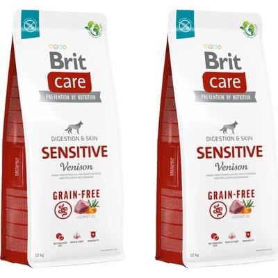 Brit Care Grain-free Sensitive Venison 2 x 12 kg