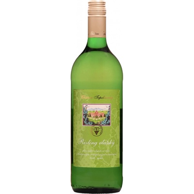 Chateau Topoľčianky Rizling vlašský 12% 1 l (čistá fľaša)