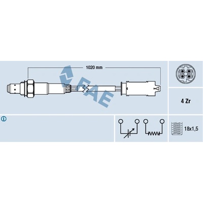 Lambda sonda FAE 77238
