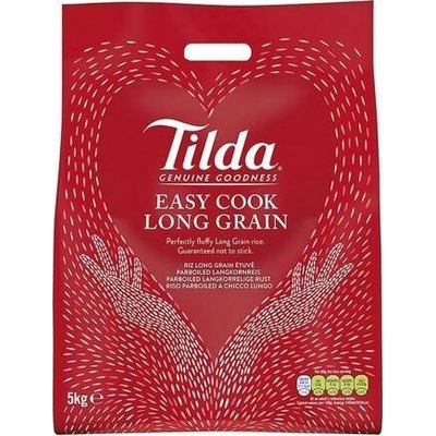 Tilda Předvařená Dlouhozrnná rýže Easy Cook Long Grain Rice 10 kg