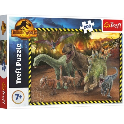 Trefl Dinosauři z Jurského parku 200 dílků