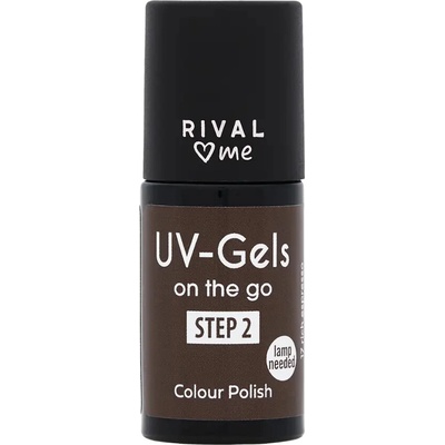 RIVAL Loves Me Lak na nehty UV gel 17 rich espresso