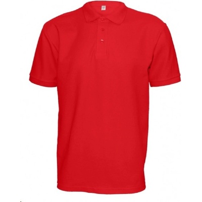 Lambeste polokošile krátký rukáv unisex červené