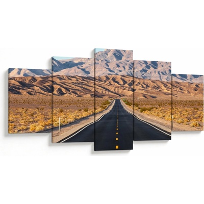 Obraz - Death Valley, Kalifornia, USA, päťdielne 150x80 cm