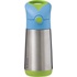 b.box Termoska na pití s brčkem 350 ml modrá / zelená