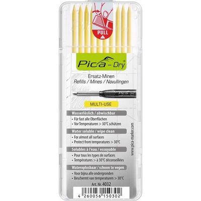 Pico tuhy Dry náhradní kulaté žluté 4032