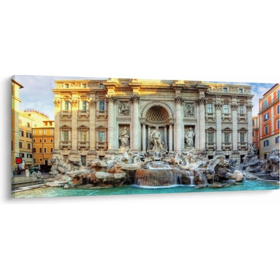 Obraz - Fontána di Trevi, jednodielne 120x50 cm