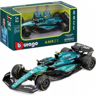BBurago Model Aston Martin F1 AMR23 14 Fernando Alonso 2023 1:43