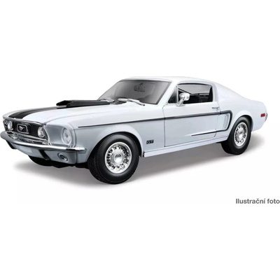 Maisto Ford Mustang GT Cobra Jet 1968 Modrý 1:18