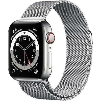 SES Elegantní kovový pásek pro chytré hodinky Apple Watch 41 mm 7.série - stříbrný 9908 – Hledejceny.cz