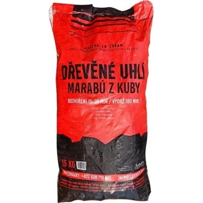 Marabú z Kuby dřevěné uhlí 15 kg