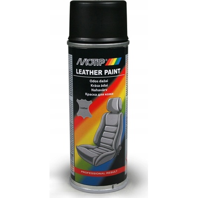 Motip farba na kožu 200 ml čierna matná